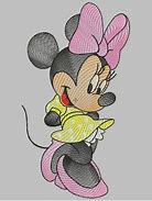 Image result for Minnie Mouse Floral Machine Embroidery Design