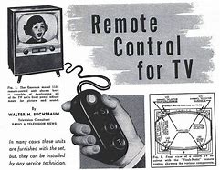 Image result for Images of the Original TV Remote Control