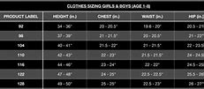 Image result for Adidas Sweatshirt Size Chart
