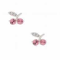 Image result for Stud Earrings Pink Clair's