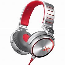 Image result for Red Color Sony MDR Headphones