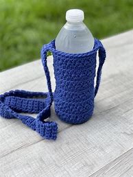 Image result for Crochet Water Bottle Holder