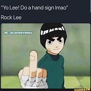 Image result for Rock Lee Funny Memes