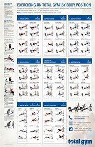 Image result for Total Body Gym Workout Chart
