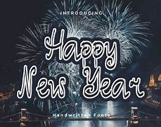 Image result for Happy New Year Script Font