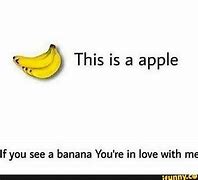 Image result for Banana and Apple Meme