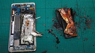Image result for Galaxy Note 7 Battery Fire