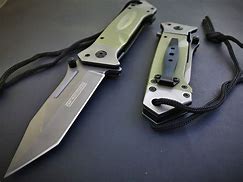 Image result for Folding Combat Knife