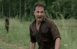 Image result for Shane Walking Dead Kills Zombie GIF
