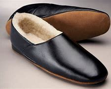 Image result for Leather Slippers Men Open Back