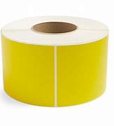 Image result for 4X6 Yellow Direct Thermal Labels