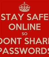 Image result for Do Not Share Password