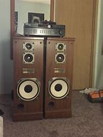 Image result for Fisher Tower Speakers