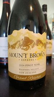 Bildergebnis für Mount Brown Pinot Noir Catherine's Block Waipara