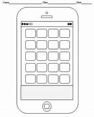 Image result for Cell Phone Template for Kids