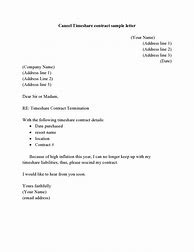 Image result for Timeshare Contract Cancellation Letter