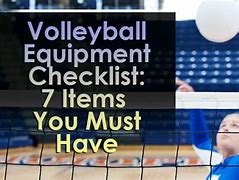 Image result for Volleyball Equipment List