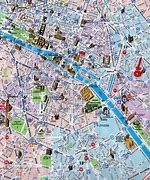 Image result for Simple Map of Paris