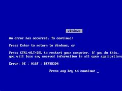Image result for No Signal Blue Screen