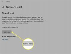 Image result for Network Reset Windows 10