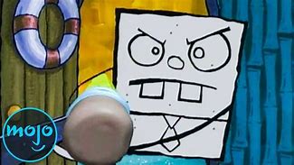 Image result for Evil Paper Spongebob