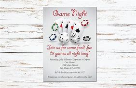 Image result for Game Night Party Invitations