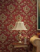 Image result for Gold Red Wallpaper Room