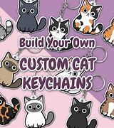 Image result for Personalized Cat Keychain