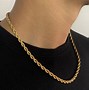 Image result for Lady Wearing 24K Gold Chain