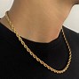 Image result for Gold Rope Chain