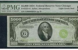 Image result for $5,000 Bill
