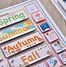 Image result for Large Perpetual Wall Calendar for Classroom