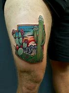 Image result for Watercolor Tattoo Arizona Sunset