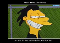 Image result for The Simpsons Lenny Meme