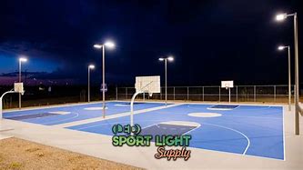 Image result for Outdoor Basketball Court Night