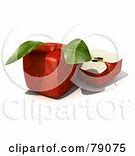 Image result for Eat a Red Apple Day 3D Clip Art