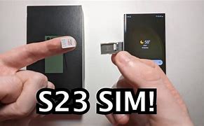 Image result for Galaxy S23 5G Sim Card