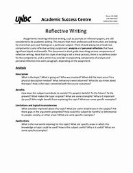 Image result for Reflective Journal Writing Examples
