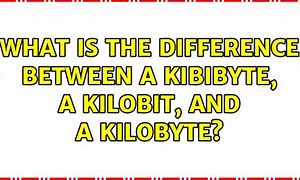 Image result for What Is the Difference Between a Kibibyte and a Kilobyte