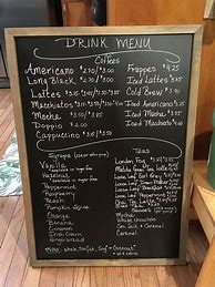 Image result for Coffee Food Truck Menu
