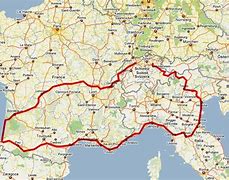 Image result for France-Italy Map