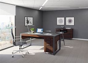 Image result for Corporate Office Desk Setup
