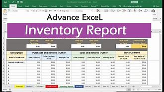 Image result for Excel Inventory Template with Formulas