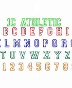 Image result for Athletic Outline Embroidery Font