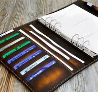 Image result for Leather Daily Planner Notebook