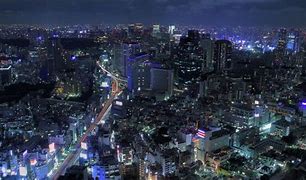 Image result for Tokyo Skyline Wallpaper Animated