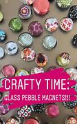 Image result for Glass Pebble Magnets