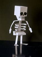 Image result for Life-Size Paper Skeleton