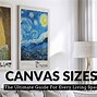 Image result for Common Frame Sizes for Paintings