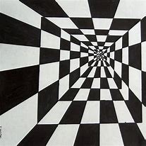 Image result for Tunnel Illusion Pencil Art